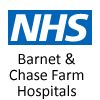 Illustration of the Barnet and Chase Farm Hospitals logo
